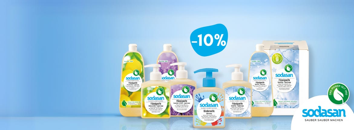 Organic Soaps by sodasan on Sale