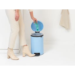 Newicon 12 L Pedal Bin with Plastic Liner