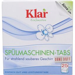Klar Dishwasher Tabs - 25 pieces
