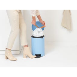 Newicon 12 L Pedal Bin with Plastic Liner