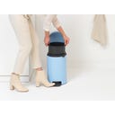 Newicon 12 L Pedal Bin with Plastic Liner