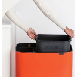 Bo Touch Bin 11 + 23 Liter mit 2 Kunststoffeinsätzen