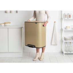brabantia Bo Pedalbehållare, 2 x 30 L