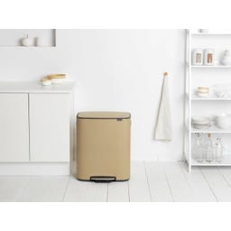 brabantia Bo Pedalbehållare, 2 x 30 L