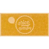 Nice Birthday - Ajándékutalvány, környezetbarát újrahasznosított papír