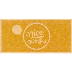 Have a Nice Birthday - Gift Certificate made from Environmentally Friendly Recycled Paper