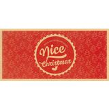 Nice Christmas - Ajándékutalvány, környezetbarát újrahasznosított papír