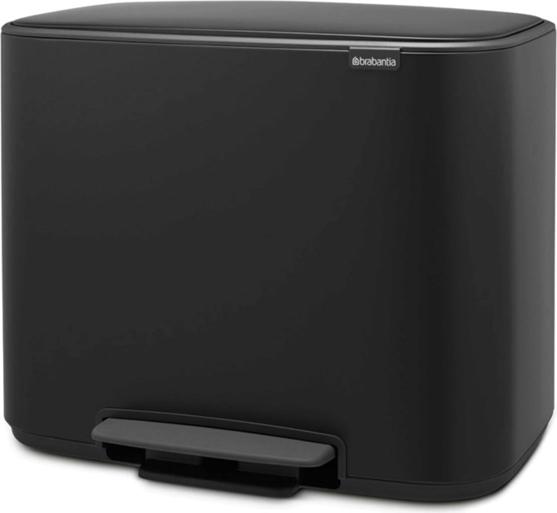 brabantia Pojemnik Bo 36 L z plastikową wkładką - Matt Black