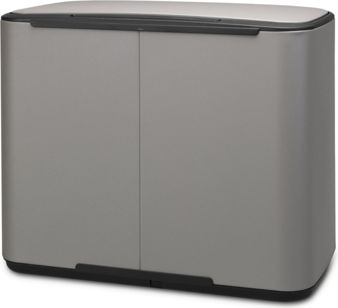 Bo Pedal Bin 36 Litres with Plastic Insert - Mineral Concrete Grey