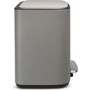 Bo Pedal Bin 36 Litres with Plastic Insert - Mineral Concrete Grey