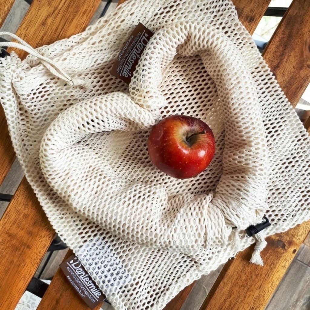 Dantesmile 3-piece Mesh Produce Bag Set - 1 set