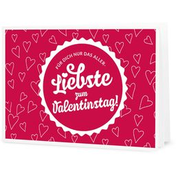 Nice Valentine - Presentkort att skriva ut själv - 