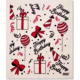 GROOVY GOODS Carré Éponge "Happy Birthday"