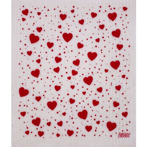 Groovy Goods Panno in Spugna - Hearts - 1 pz.