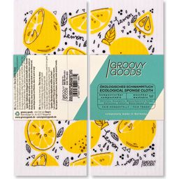 GROOVY GOODS Sponsdoekje Lemon - 1 Stuk