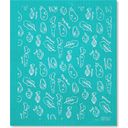 Groovy Goods Panno in Spugna - Vegetables - Turquoise