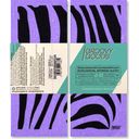 Groovy Goods Panno in Spugna - Zebra - Purple