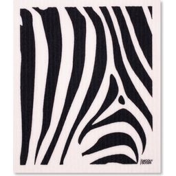 GROOVY GOODS Svampduk Zebra - White