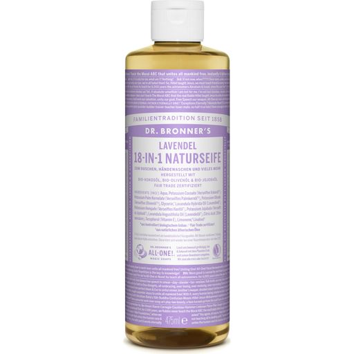 Dr. Bronner's 18-EN-1 Savon Liquide Lavande - 475 ml