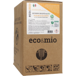 eco & mio Lessive Liquide Orange & Alicante - 3 kg + Ecobox