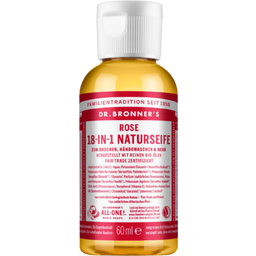Dr. Bronner's 18in1 Natural Rose Soap - 60 ml