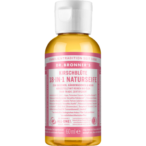 Dr. Bronner's 18in1 Naturseife Kirschblüte - 60 ml