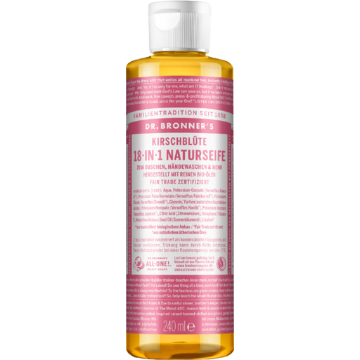 Dr. Bronner's 18in1 Naturseife Kirschblüte - 240 ml