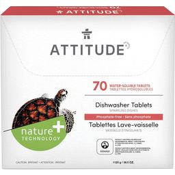 Attitude Dishwasher Tablets - 70 Pieces