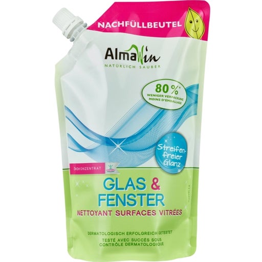 AlmaWin Limpiador de Ventanas & Cristal - 500 ml para rellenar