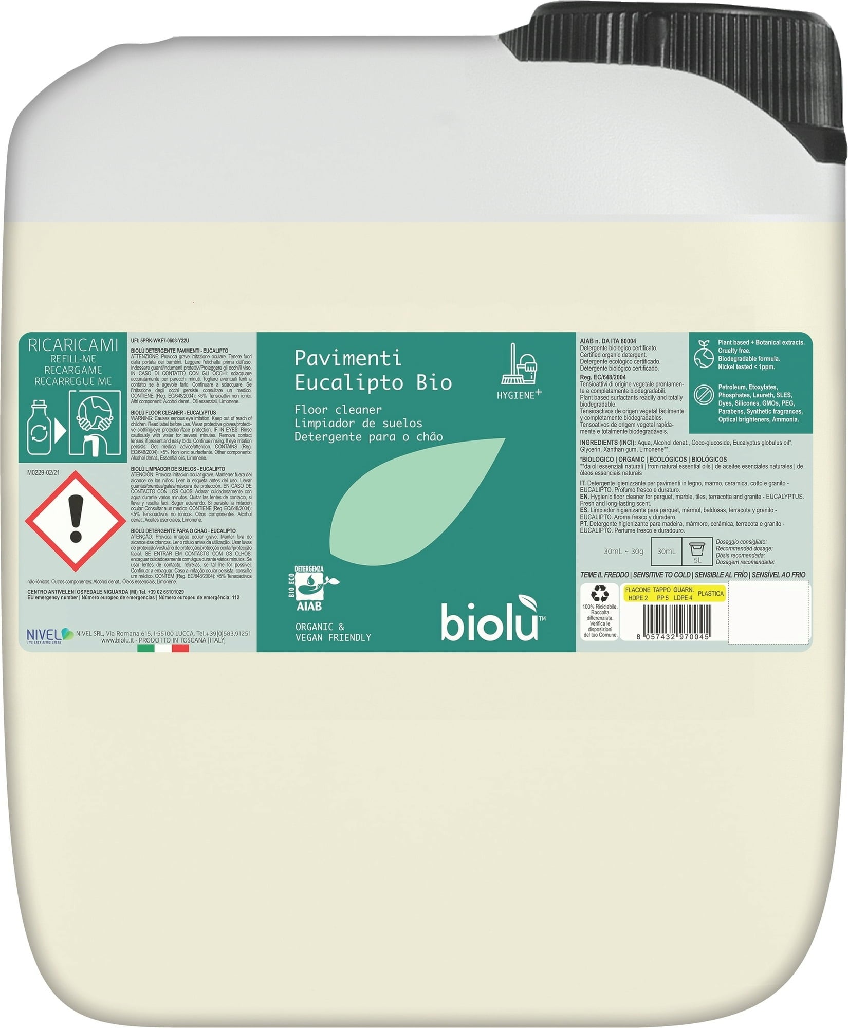 biolù Bodenreiniger Eukalyptus