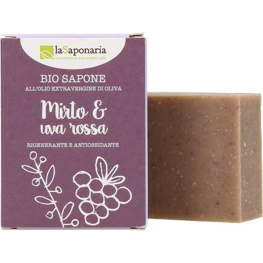 La Saponaria Seife Myrte & Rote Traube - 100 g