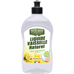 MAÎTRE SAVON DE MARSEILLE Detergente Lavavajillas Líquido - Limón - 500 ml