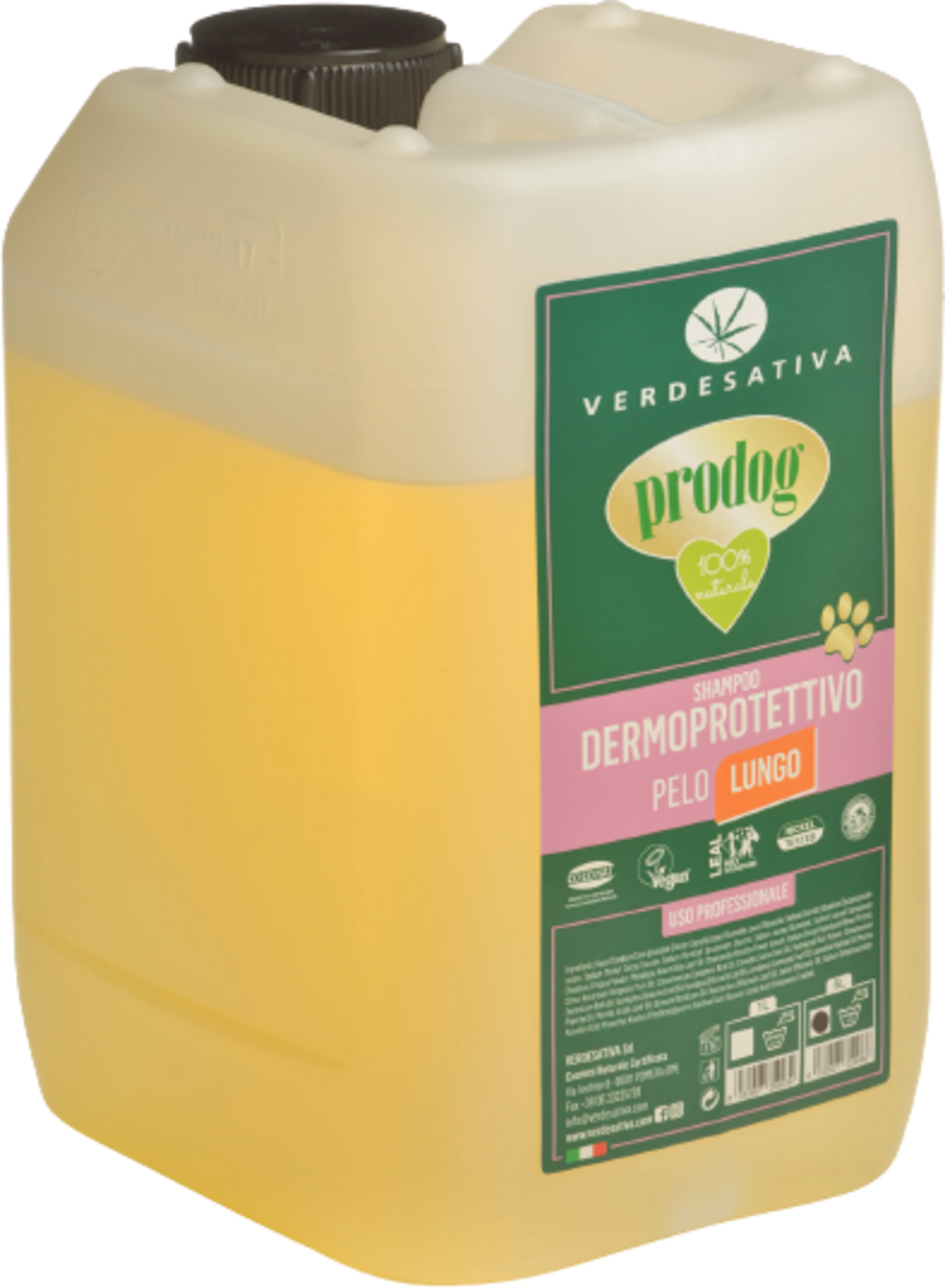 prodog šampon za pse z dolgo dlako, 5 l