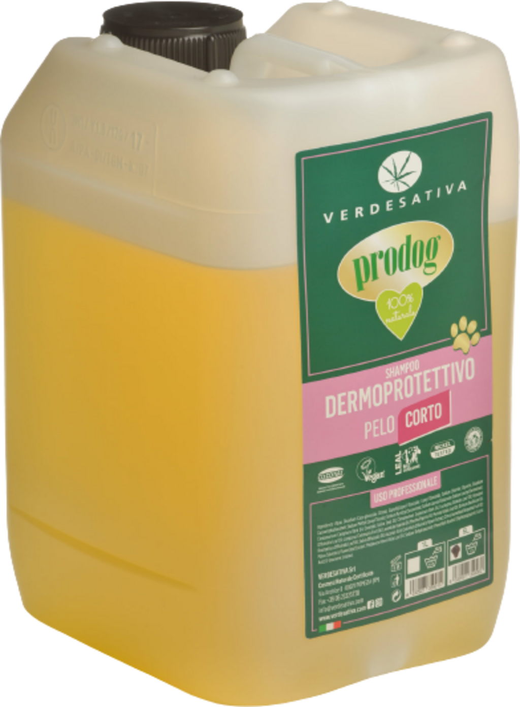 Shampoing pour Chien à Poil Court prodog, 5 L