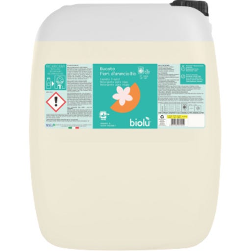 biolù Flüssigwaschmittel Orangenblüte - 20 l