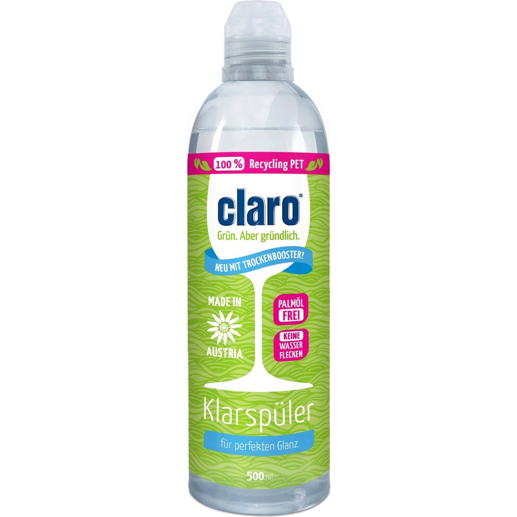 claro ECO Rinse Aid, 500 ml Ecosplendo Online Shop UK