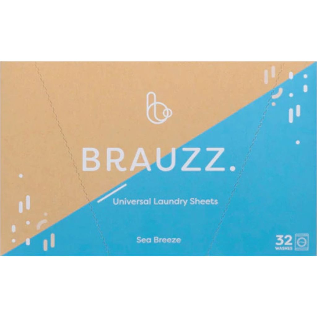 BRAUZZ Laundry Sheets - Sea Breeze, 32 Pieces - Ecosplendo Online Shop  International