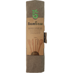 Bambaw Set di Posate in Bambù - Olive