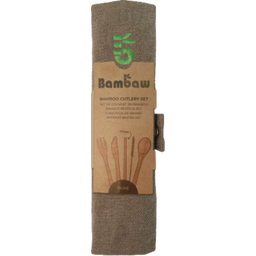 Bambaw Bambus Besteckset - Olive