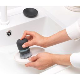 brabantia Dish Brush with Soap Dispenser - Dark Grey