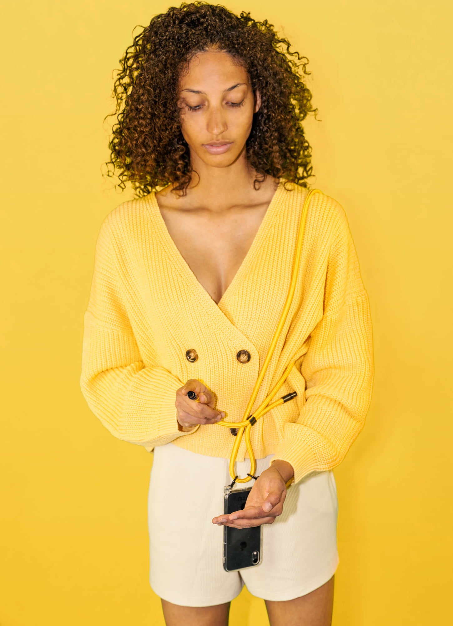 portHy Hygiene, vrvica za mobilni telefon, Basic Set - YELLOW