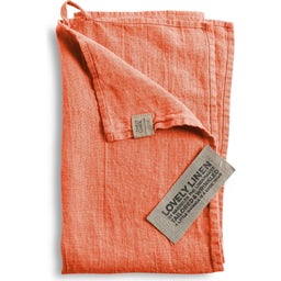 Lovely Linen Handduk - Peach