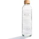 CARRY Bottle Bouteille en Verre WATER IS LIFE | 0,7 L