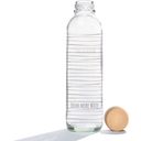 CARRY Bottle Glazen Fles WATER IS LIFE - 700 ml - 1 Stuk