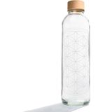 CARRY Bottle Glasflaska FLOWER OF LIFE 0,7 l