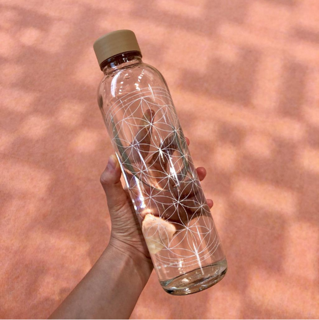 Bouteille en Verre FLOWER OF LIFE | 0,7 L - 1 pièce