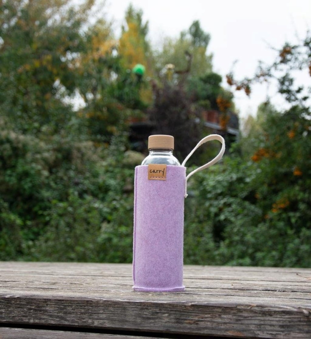 CARRY Bottle Housse de Protection - Sleeve | 0,7 L - Magnolia