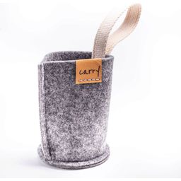 CARRY Bottle Copertura - Sleeve 0,4 L - grigio