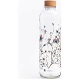 CARRY Bottle Botella de Cristal - Hanami, 1 L