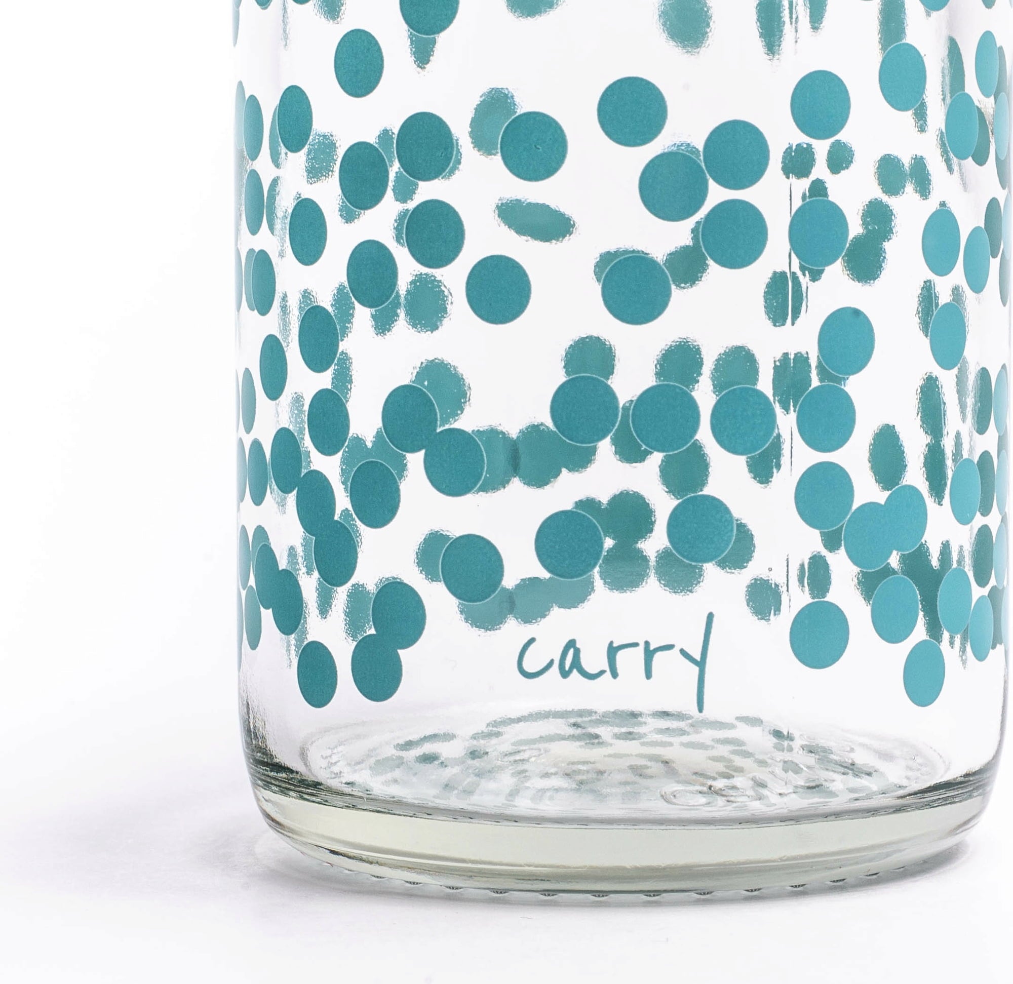 CARRY Bottle Butelka szklana PURE HAPPINESS 0,4 l - 1 szt.